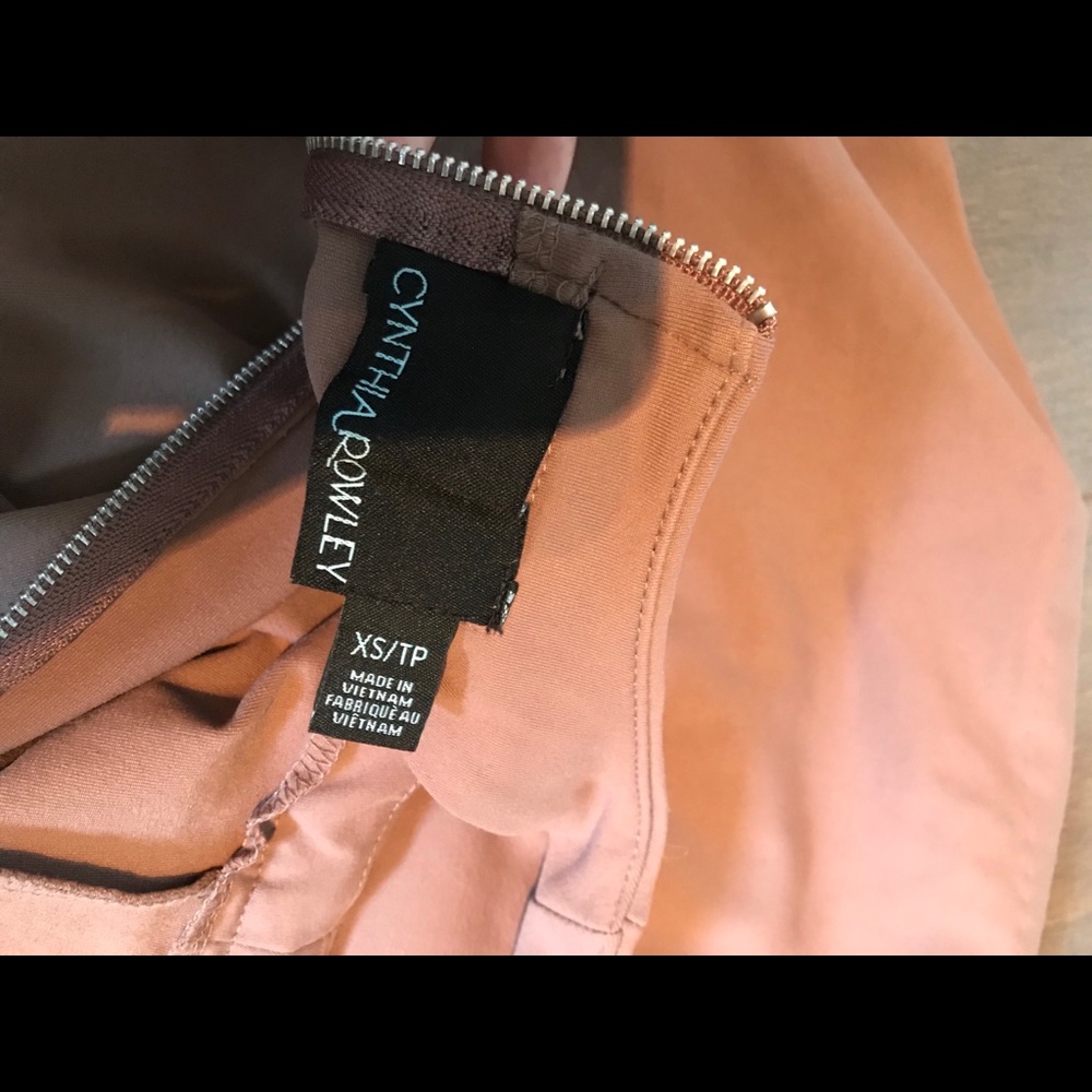 Taupe Fit and Flare Dress Cynthia Rowley - Picture 6 of 7